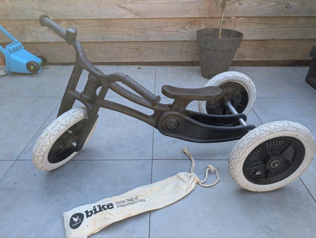 Wishbone Bike 3-in-1 Loopfiets/Driewieler Zwart, Ophalen of Verzenden, Gebruikt, Loopfiets