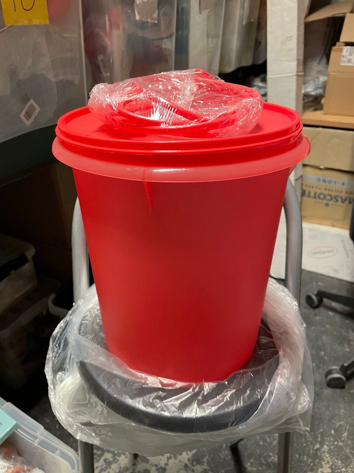 Wasemmer/Reuze Emmer Tupperware, Ophalen, Overige kleuren, Lekvrij, Nieuw