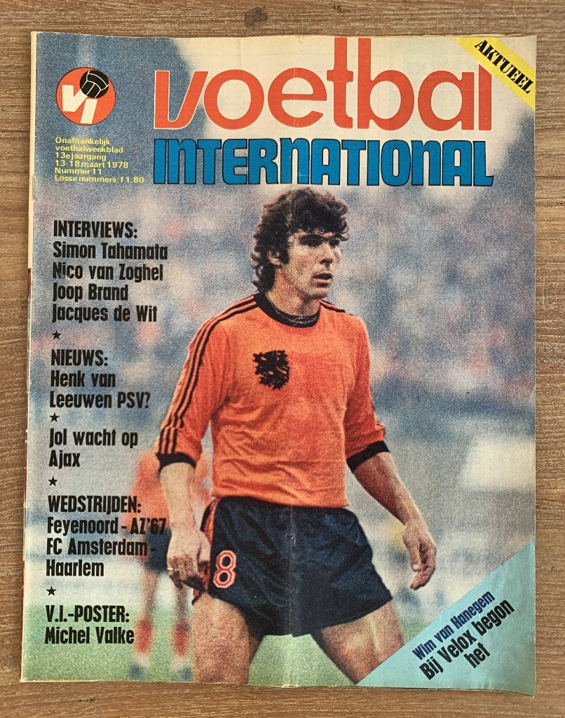 Voetbal International VI Div. tijdschriften uit 1978 / €1,50, Ophalen of Verzenden, Zo goed als nieuw, NAC Breda, Boek of Tijdschrift