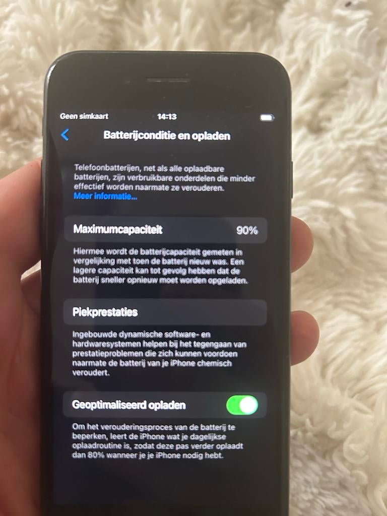 iPhone SE (2020) 128 GB Zwart - 90% batterijconditie, Telecommunicatie, Mobiele telefoons | Apple iPhone, 128 GB, Zwart, Ophalen of Verzenden