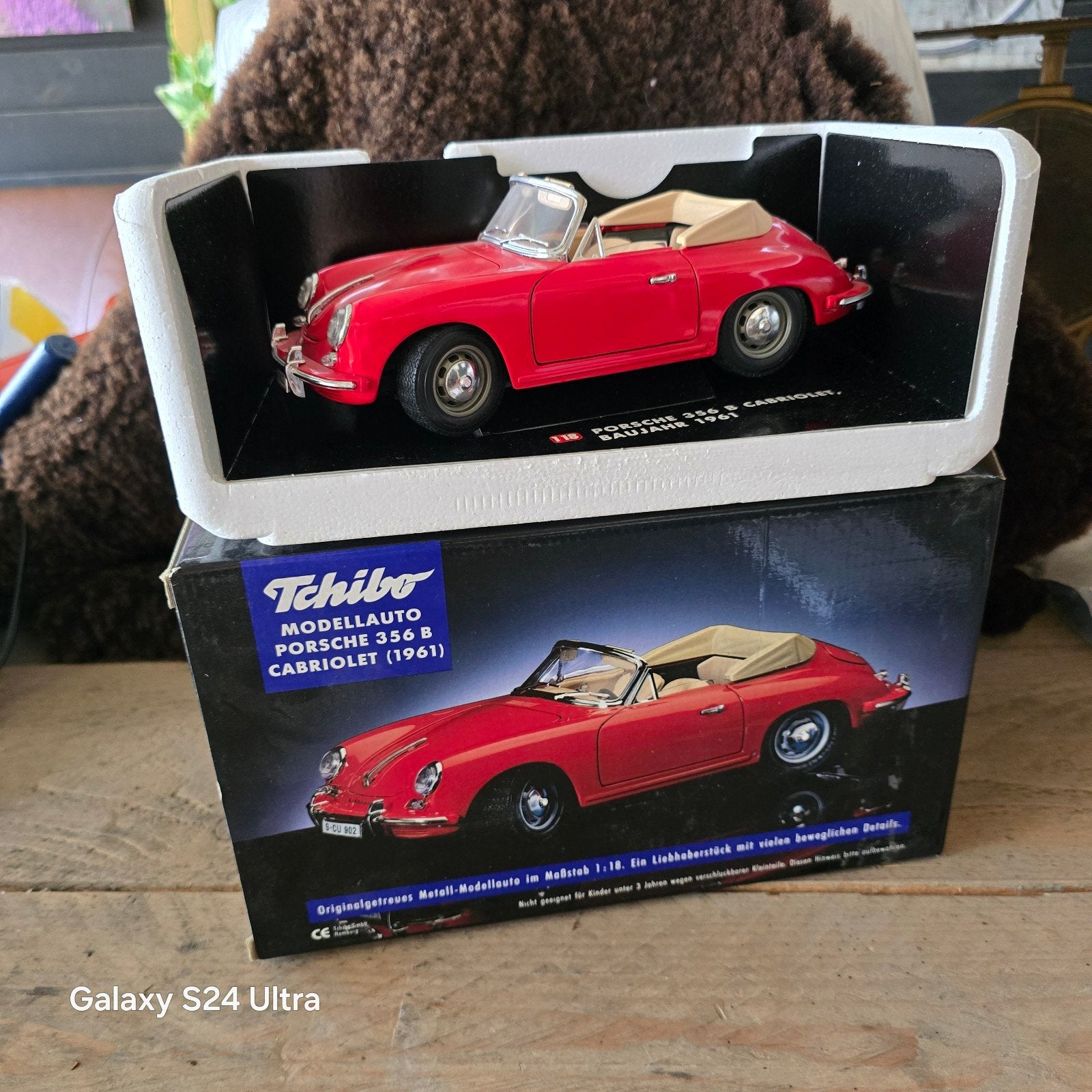 Porsche 356 B Cabriolet uit 1961,, Ophalen of Verzenden