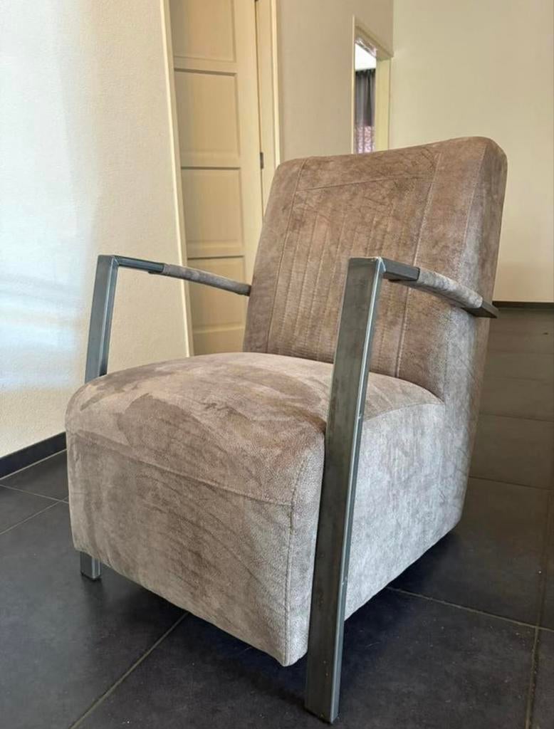 Fauteuil, Ophalen, Zo goed als nieuw, Metaal, 75 tot 100 cm