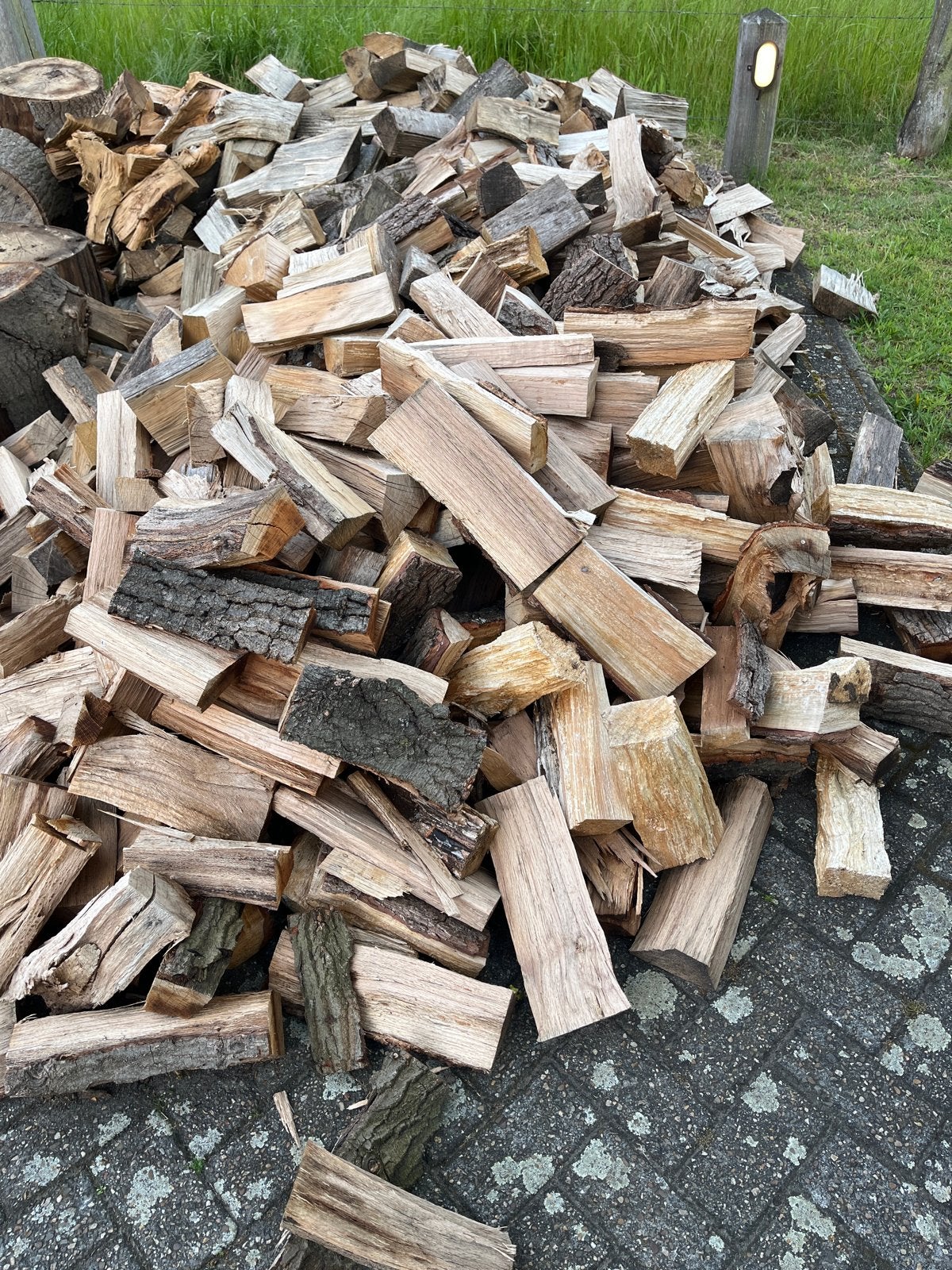 Eiken brandhout, Tuin en Terras, Haardhout, 6 m³ of meer, Ophalen of Verzenden, Eikenhout