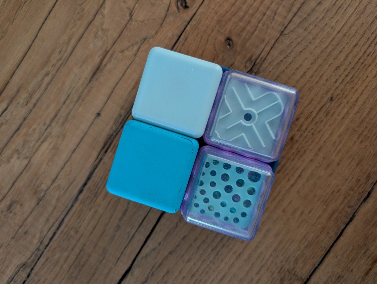 Cool Down Cubes: Knijpen, Prikken, Oplossen, Zeven Speelset, Ophalen of Verzenden, Ontdekken