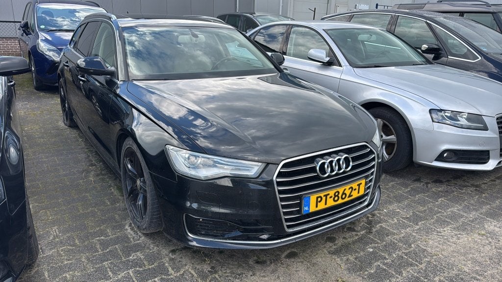 Audi A6 Avant 3.0 TDI 2016 Zwart Panoramadak Automaat, Auto's, Audi, Gebruikt, Euro 6, 197 €/maand, 2000 kg
