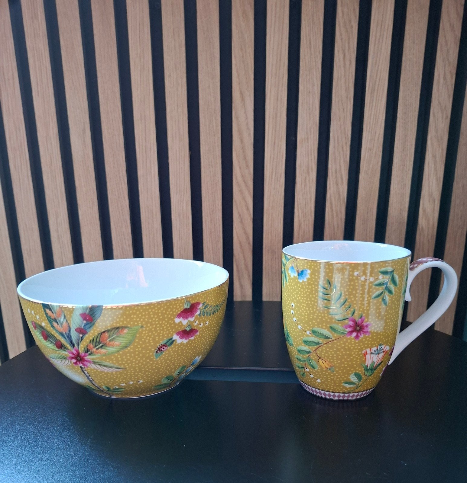 Pip Studio mok en schaaltje La Majorelle  | Nieuw verpakt, Huis en Inrichting, Verzenden, Pip Studio, Nieuw, Overige stijlen