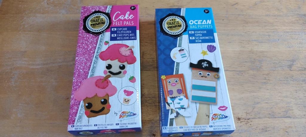 2 knutsel doosjes, piraten en vilten cupcakes, Ophalen of Verzenden, Nieuw, Knutselset