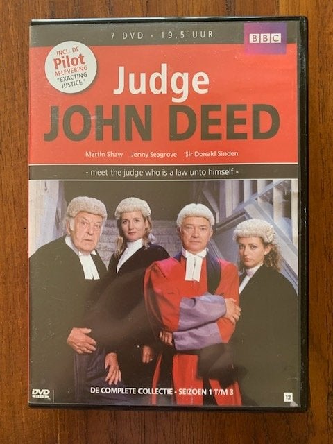 Judge John Deed seizoen 1 t/m 3  7 dvd box, Cd's en Dvd's, Engels, Ophalen of Verzenden, Zo goed als nieuw, Actie en Avontuur