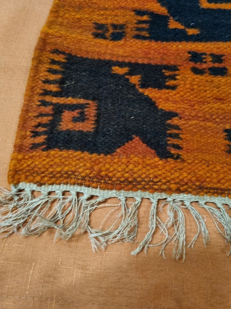 tafelkleed antiek pools handwerk klein, Ophalen of Verzenden, 'T Olde Gre-j, Info@toldegrej.nl, Endepoelstraat 20f Didam