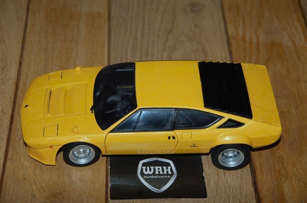 LAMBORGHINI URRACO yellow Kyosho no box 1:18 WRH, Verzenden, Zo goed als nieuw, Auto, Kyosho