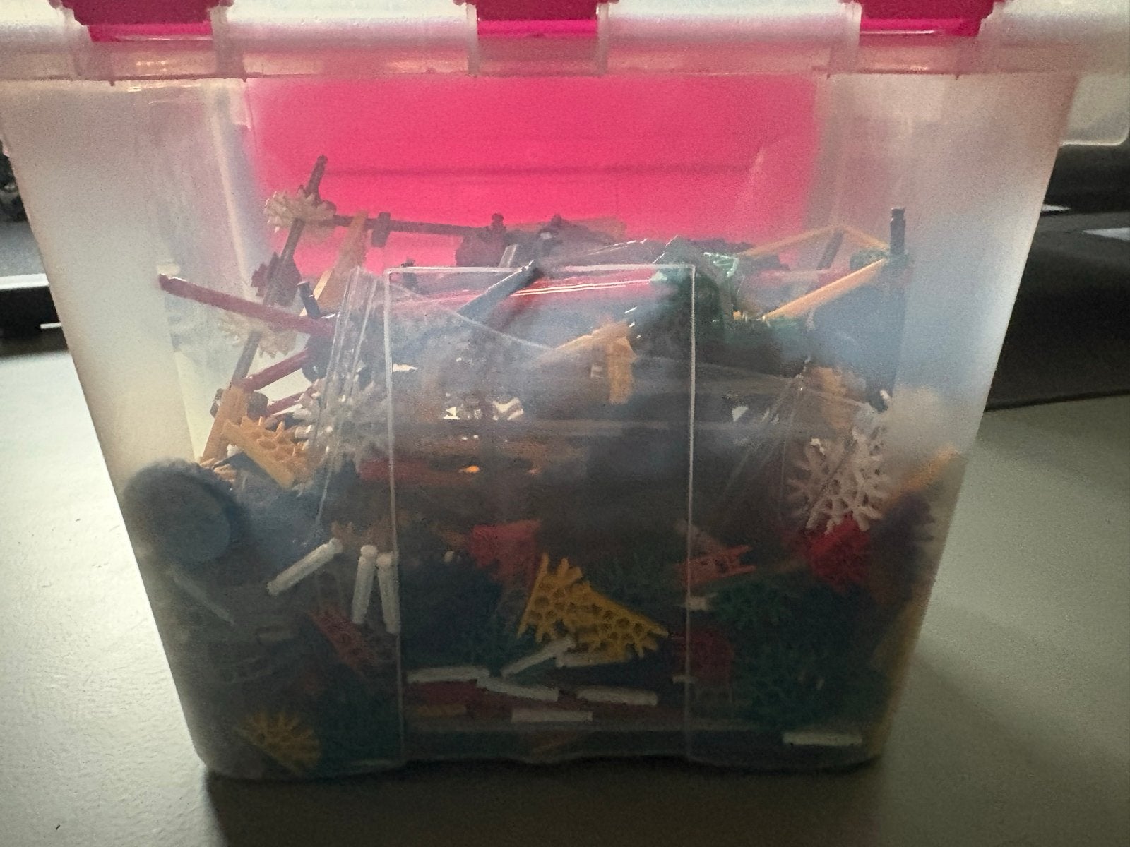 Grote doos K'nex bouwblokken en onderdelen, Ophalen, Gebruikt, K'nex