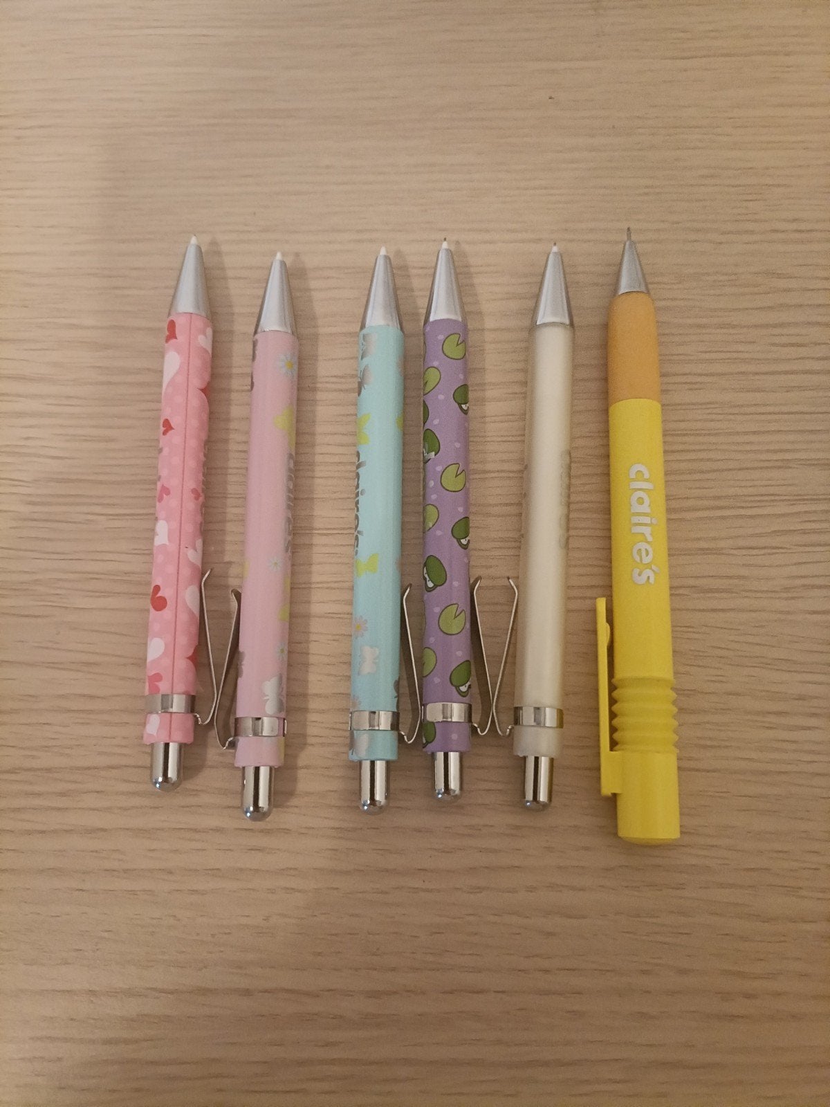 6 Claire's potloden, Diversen, Schrijfwaren, Ophalen of Verzenden