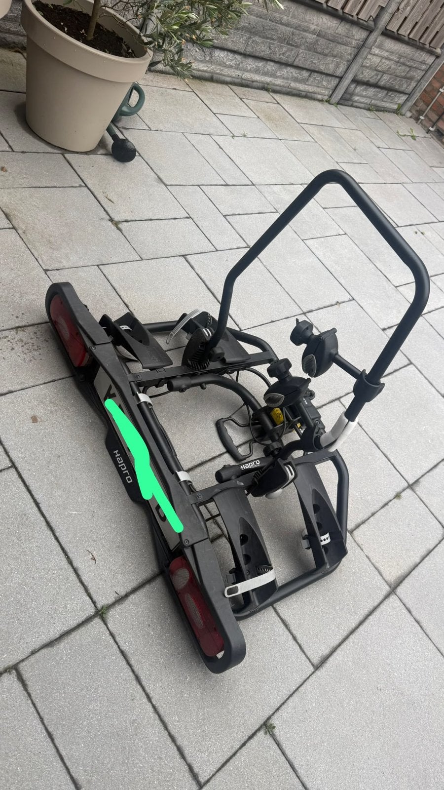 Hapro Atlas 2 fietsendrager voor trekhaak, Auto diversen, Ophalen of Verzenden, 2 fietsen, Gebruikt, Trekhaakdrager