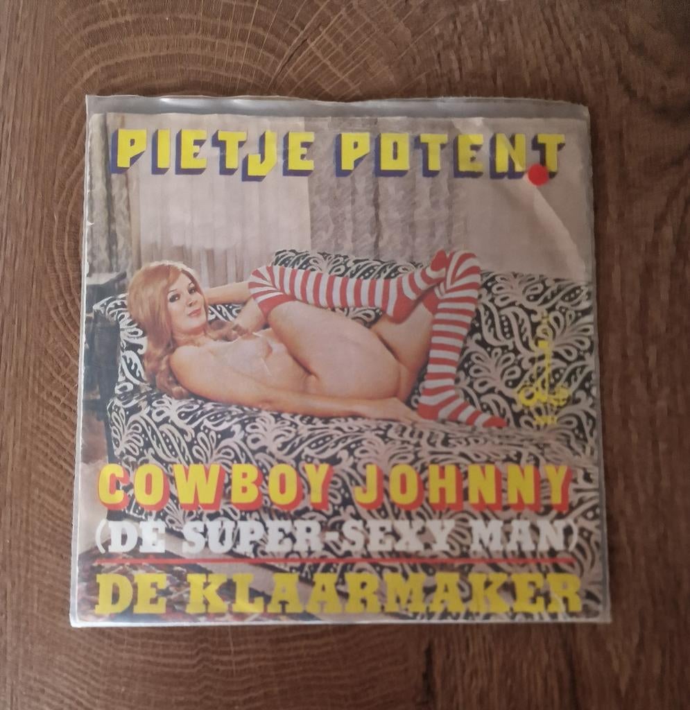Pietje Potent - Cowboy Johnny (De Super-Sexy Man), Cd's en Dvd's, Vinyl | Nederlandstalig, Ophalen of Verzenden