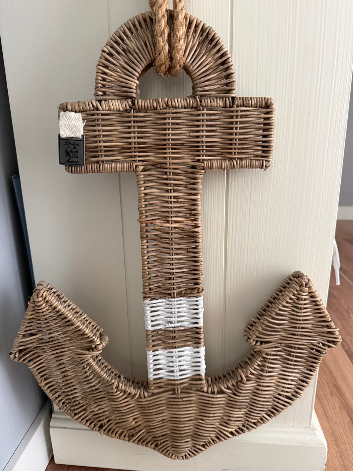 Rivièra Maison rattan anker 50-53cm lang wanddecoratie, Ophalen of Verzenden, Zo goed als nieuw