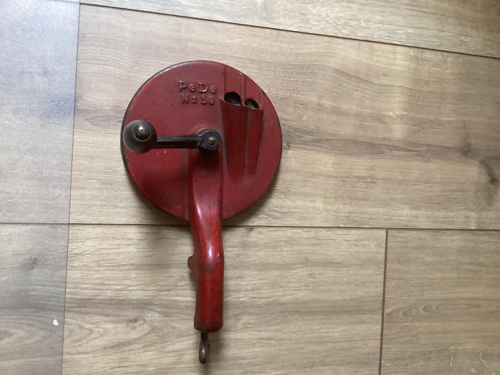 Snijbonen molen PeDe rood, Ophalen