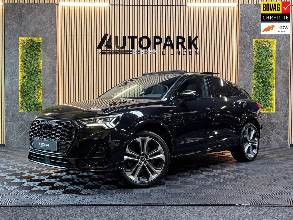 Audi Q3 Sportback 45 TFSI e 3X S-LINE|PANO|SONOS|MATRIXLED|3, Gebruikt, 150 pk, Zwart, Plug-in hybride