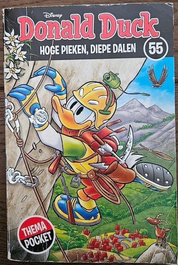 Donald Duck Thema Pocket 55: Hoge Pieken, Diepe Dalen, Boeken, Ophalen of Verzenden