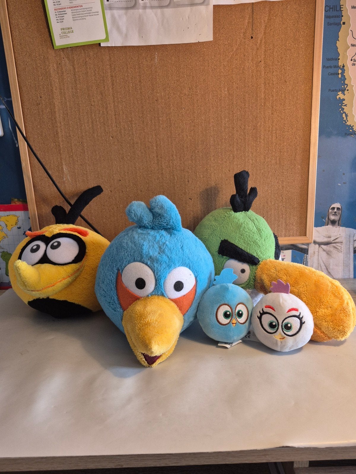 Angry Birds knuffels: TCC Global set + gratis klijn knuffels, Gebruikt, Overige typen, Ophalen of Verzenden, Middelgroot (20 tot 80 cm)