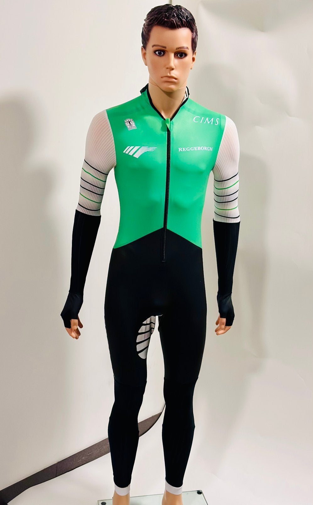 Schaatskleding schaatspak snelpak speesuit maat L rubber, Ophalen of Verzenden, Zo goed als nieuw
