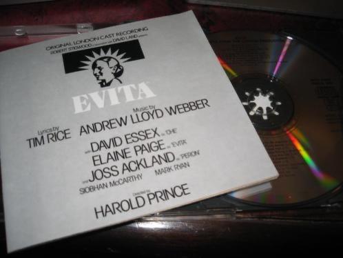 Evita – London Cast – Excerpts -, Ophalen of Verzenden, Zo goed als nieuw