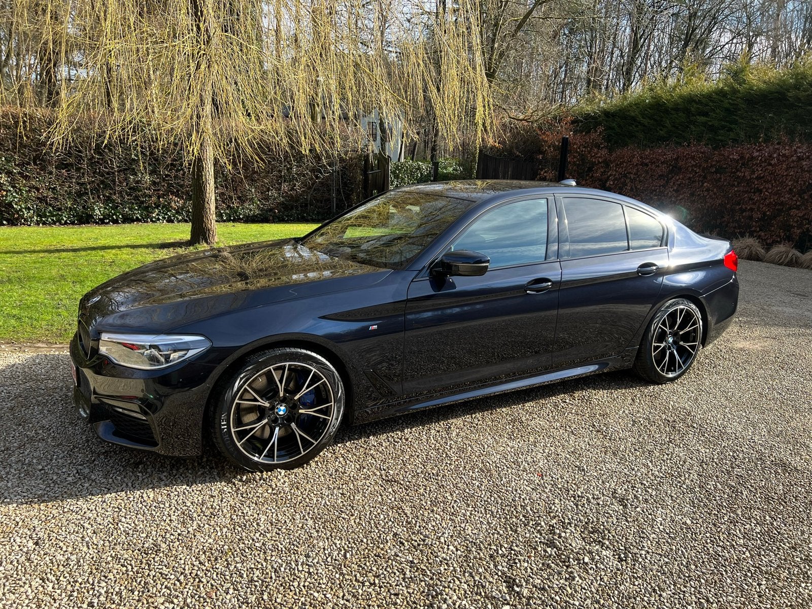 BMW 540i xdrive M performance uitlaat Veel opties, Automaat, 2000 kg, Blauw, 340 pk