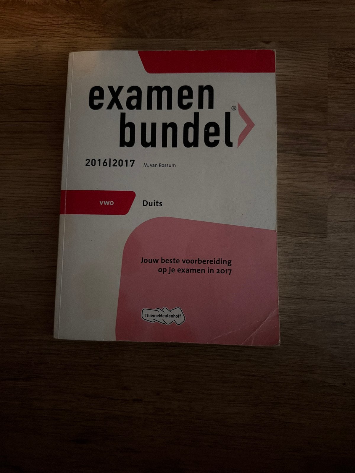 Examenbundel Duits VWO 2016/2017, Ophalen of Verzenden, Gelezen, VWO, Duits