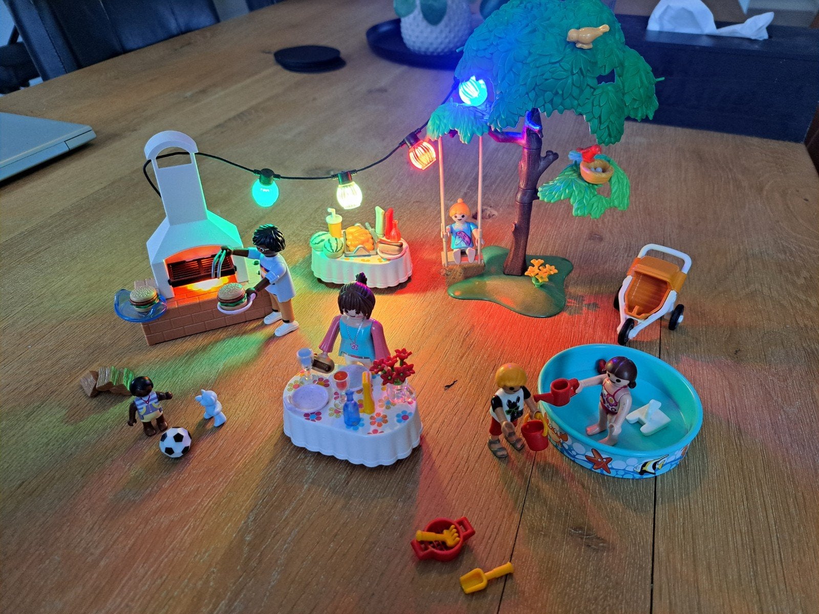 Playmobil 9272 Tuinfeest/ familiefeest met bbq, Ophalen, Zo goed als nieuw, Complete set