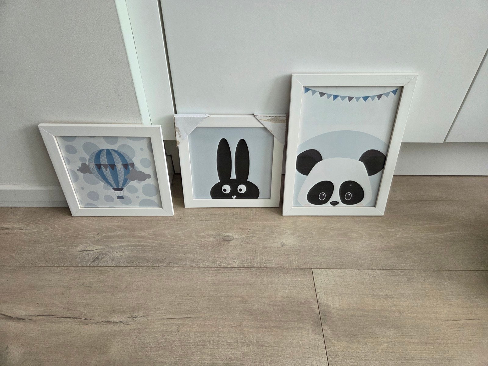 Set van 3 kinderposters met lijst, Minder dan 50 cm, Ophalen of Verzenden, Zo goed als nieuw, Foto of Poster