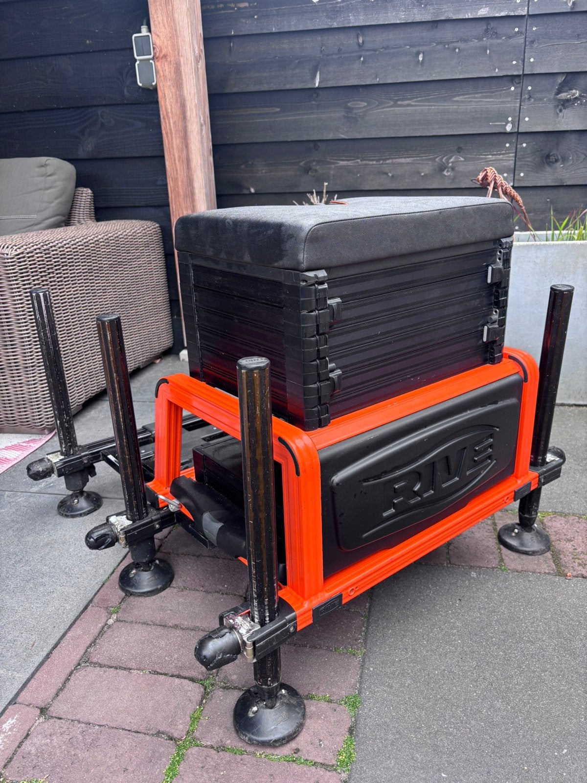 Rive ST limited edition MANGO HSP open zitkist, Watersport en Boten, Hengelsport | Witvissen, Ophalen, Gebruikt, Overige typen