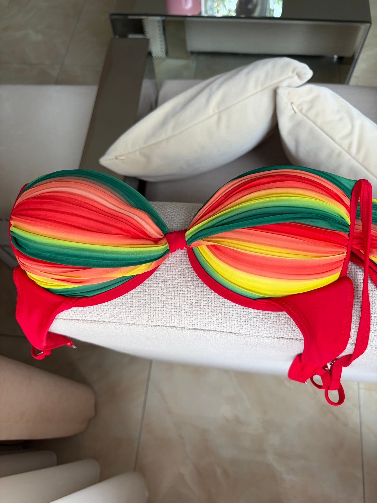 Kleurrijke bikini set - Zo goed als nieuw, Ophalen of Verzenden, Zo goed als nieuw, Rood, Bikini