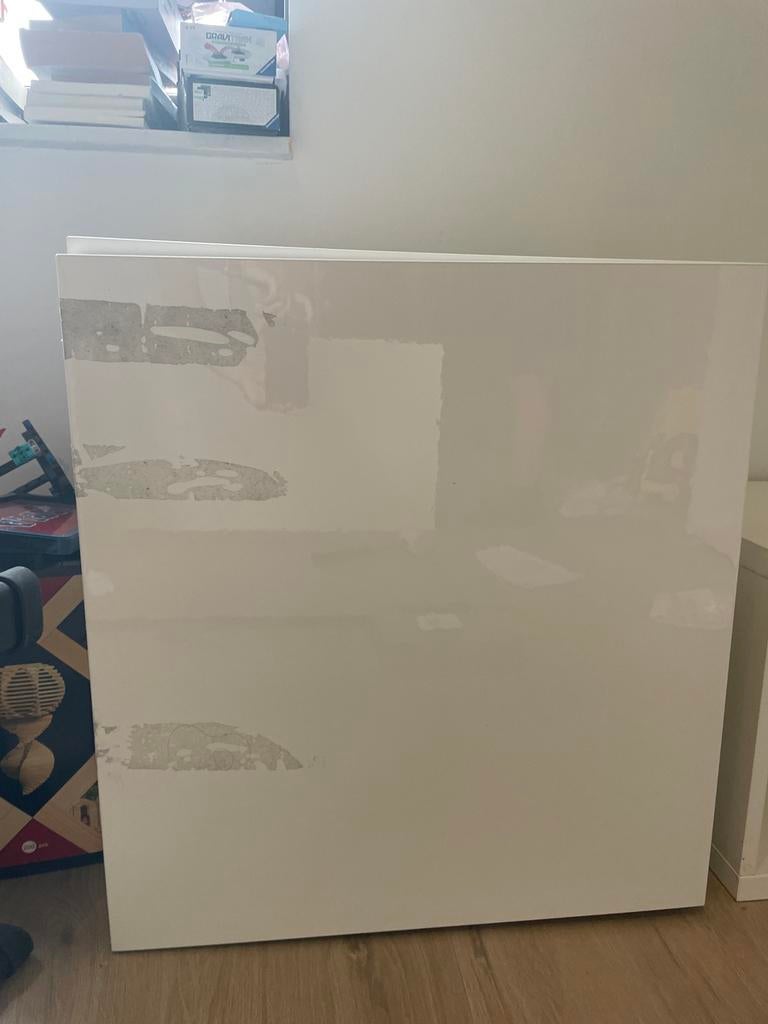 IKEA Besta Hoogglans Deur Wit 60x60 cm, Ophalen, Gebruikt, Minder dan 80 cm, Overige typen