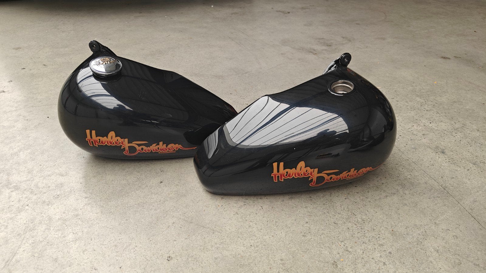 Harley Davidson Flat Bob 3,5 gallon, Ophalen of Verzenden