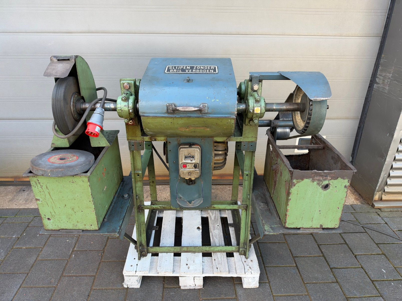 Slijpmachine bandschuurmachine polijstmachine, Doe-het-zelf en Verbouw, Ophalen, Gebruikt, Overige typen, 1000 watt of meer