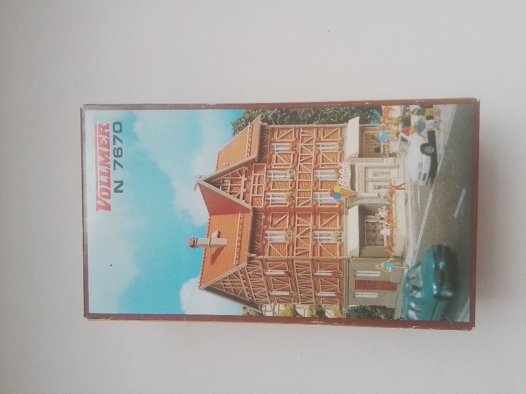 Vollmer Spur N Bausatz Eiscafe, Art. 7670, Overige merken, Gelijkstroom, Verzenden, Brug, Tunnel of Gebouw
