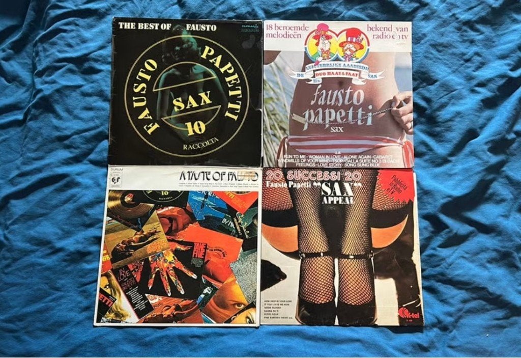 4 LP's Fausto Papetti (ook per stuk te koop), LP, Gebruikt, Ophalen of Verzenden, 12 inch