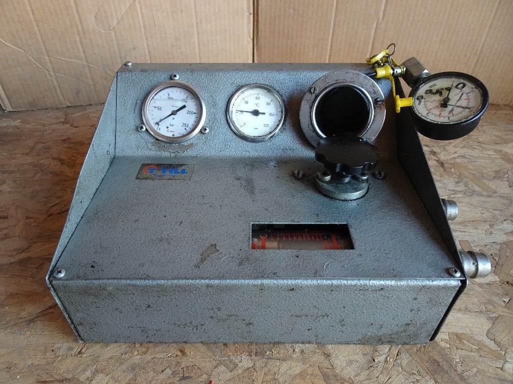 Hydrauliek tester, Ophalen, Gebruikt