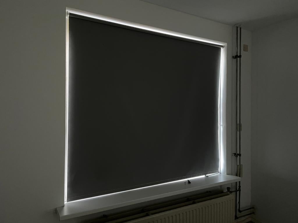 Rolgordijn grijs, Overige merken, 50 Hz, Ophalen of Verzenden, Zo goed als nieuw