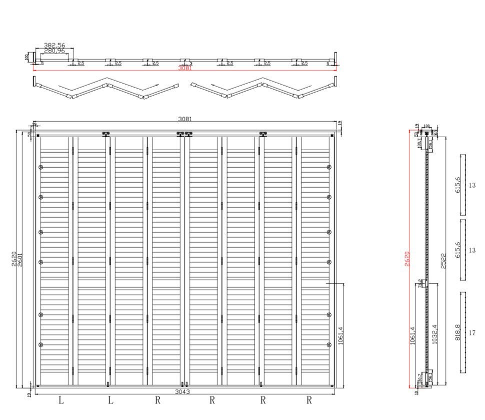 Shutters nieuw in doos, Ophalen, 200 cm of meer, Wit, Nieuw