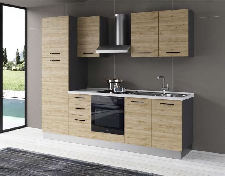 Keuken Gilda 255, Ophalen of Verzenden, Nieuw, Overige kleuren, Enkelwandige keuken