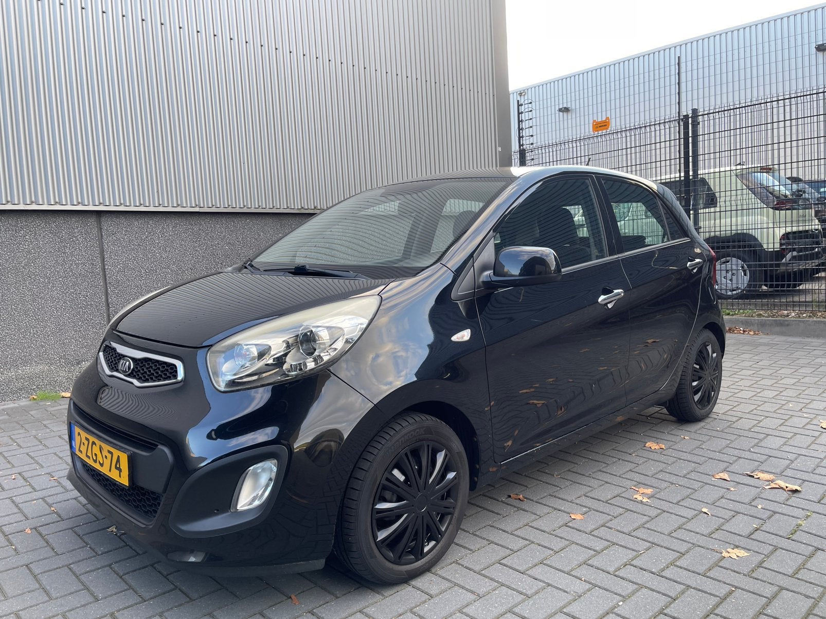 Kia Picanto 1.0 Cvvt 5-DRS 2015 , airco ,nap,navi,apk, ECO, Auto's, Stof, Zwart, 400 kg, Zwart