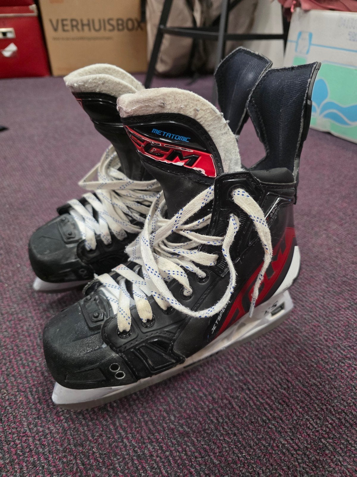 CCM JetSpeed FT680 IJshockeyschaatsen - Maat 38.5, Sport en Fitness, IJshockey, Ophalen of Verzenden, Gebruikt