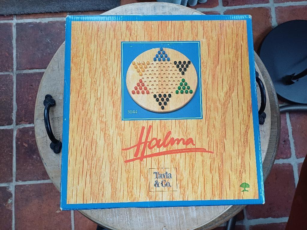 Mooi houten Halma spel, Een of twee spelers, Ophalen of Verzenden, Nieuw