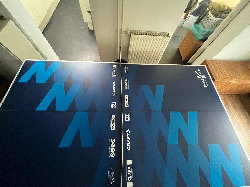 Tafeltennis, Ophalen, Zo goed als nieuw, Net, Batje(s) of Balletje(s), Inklapbaar