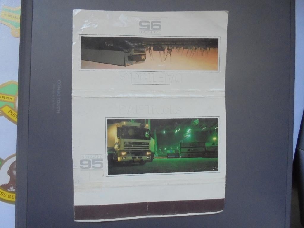 Oud lucifermerk automerk DAF TRUCKS Concept 95, Verzamelen, Ophalen of Verzenden, Zo goed als nieuw, Luciferdoosjes of -merken