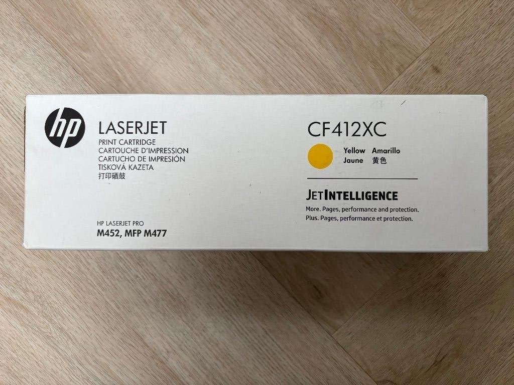 Nieuwe originele toner HP CF412XC (HP 410X) grote capaciteit, Computers en Software, Ophalen of Verzenden, Nieuw, Toner, HP (ORIGINEEL)