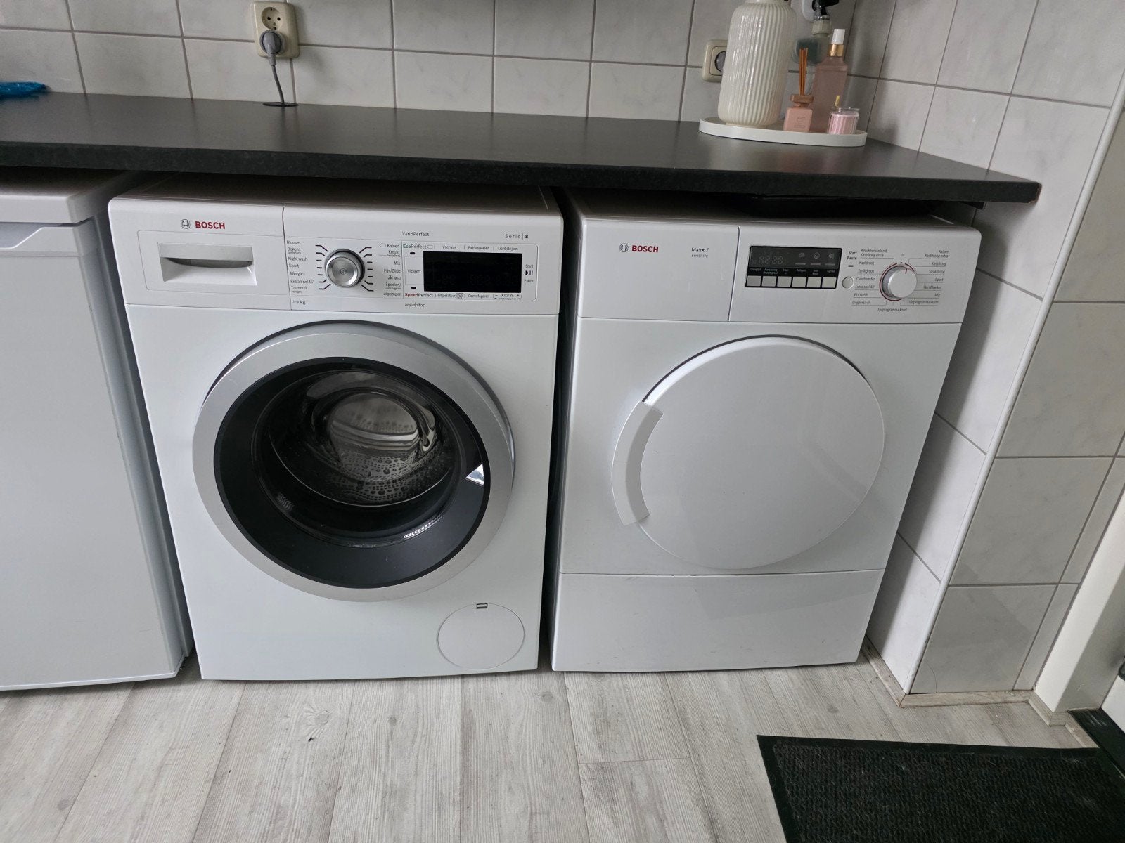 Bosch Maxx 7 sensitive droger 7kg, Ophalen, 6 tot 8 kg, Luchtafvoer, Zo goed als nieuw
