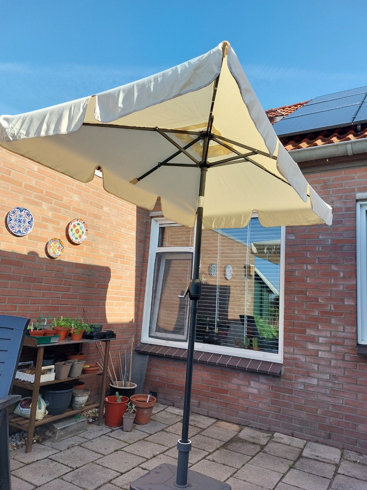 Parasol rechthoekig (voor balkon), Ophalen of Verzenden, Nieuw