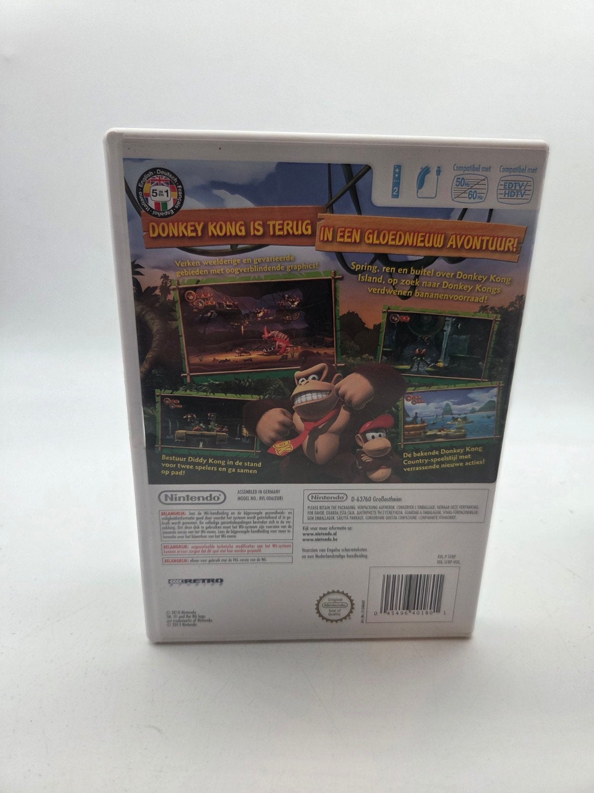 Donkey Kong Country Returns Wii - Nintendo Selects, Nintendo, Met games, Zo goed als nieuw, Zonder controller