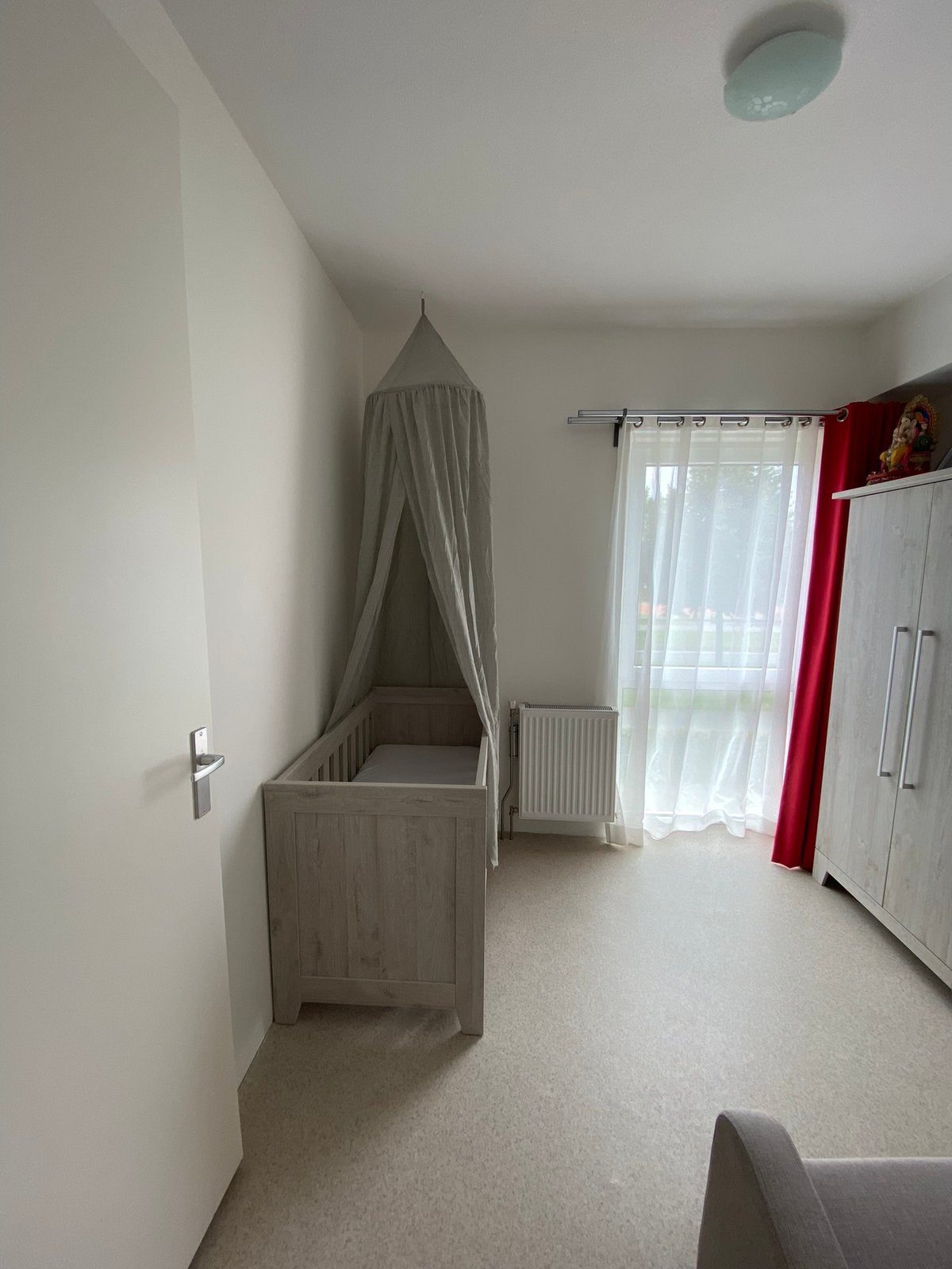 Ledikant Interbaby 120 x 60 cm, Ophalen, Zo goed als nieuw, Minder dan 140 cm, Minder dan 70 cm